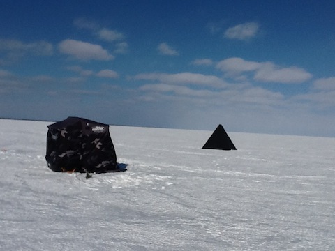 Tents on ice